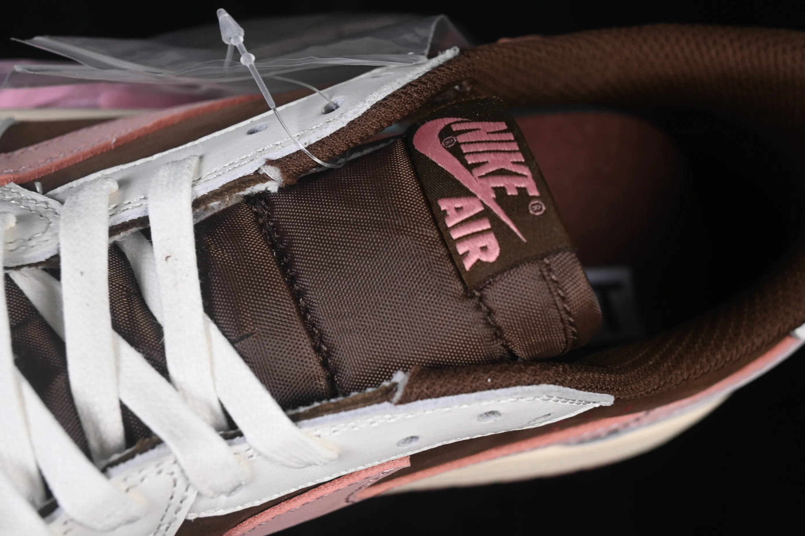 All categories Air Jordan Jordan series basketball shoes Air Jordan 1 Low ZG version Travis Scott x Air Jordan 1 Low OG AJ1 Joe 1 undercut low top full head layer DZ4137-206